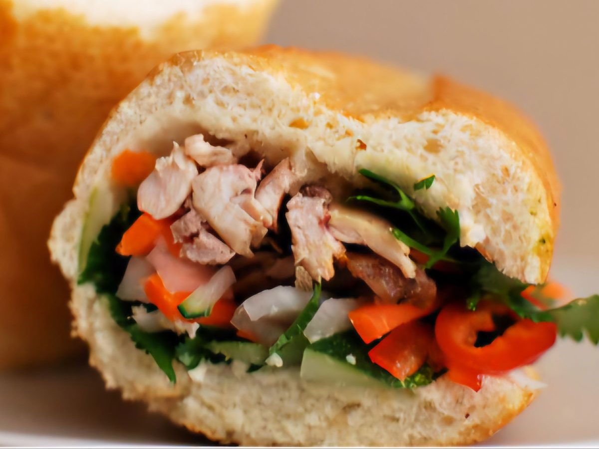 Sauteed Chicken Banh Mi