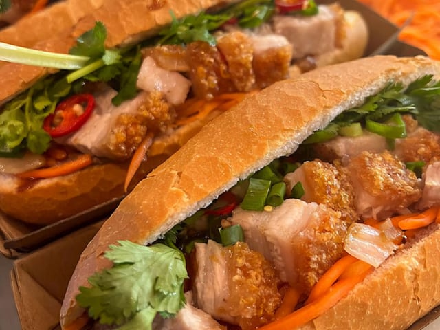 Roasted Pork Banh Mi.